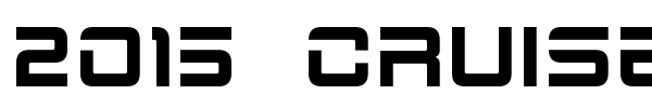 2015 Cruiser font preview